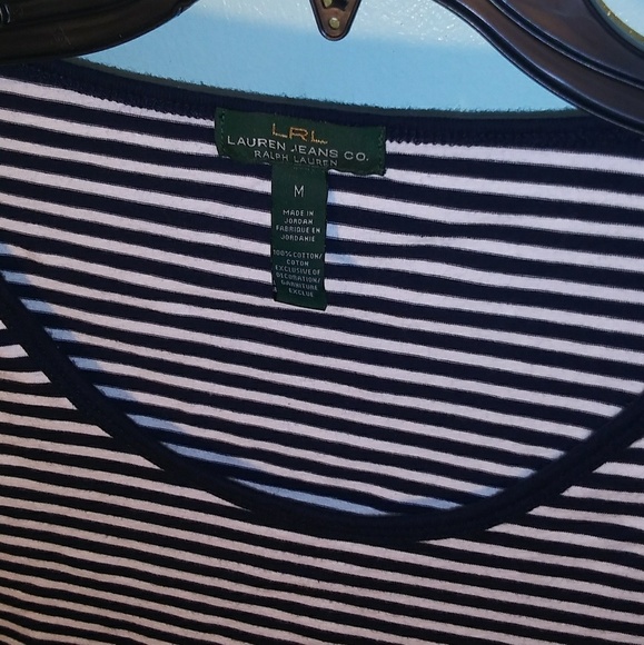 Lauren Ralph Lauren Tee-Shirt Short Sleeve Sz M - Picture 3 of 4
